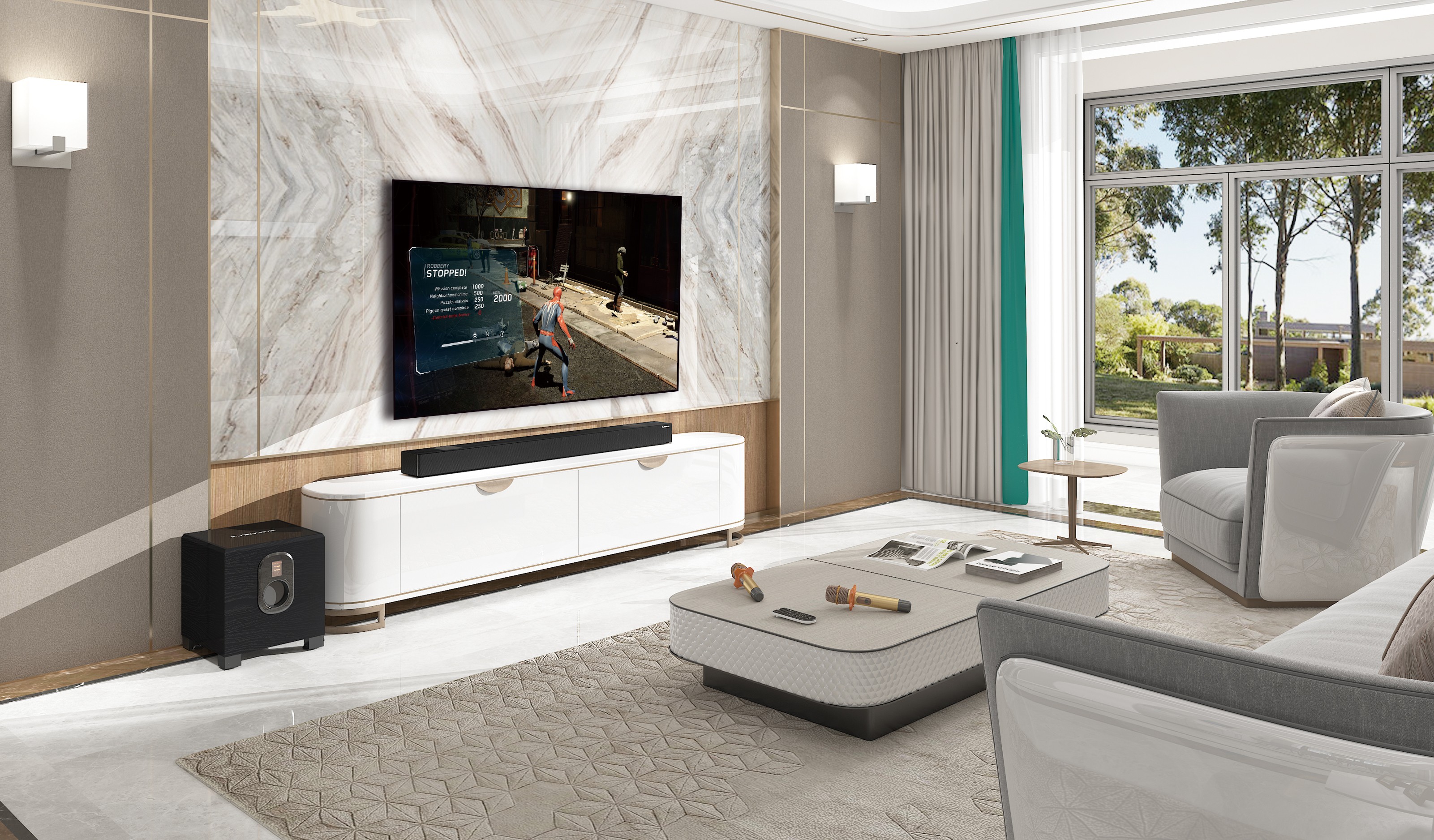 屋智能影K Soundbar：家庭娱乐新神器米乐体育M6直播平台Partyhouse派对(图4)